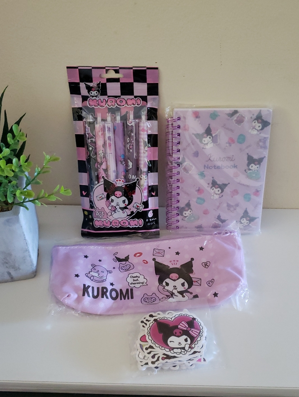 KUROMI New In Package  Stationary Set